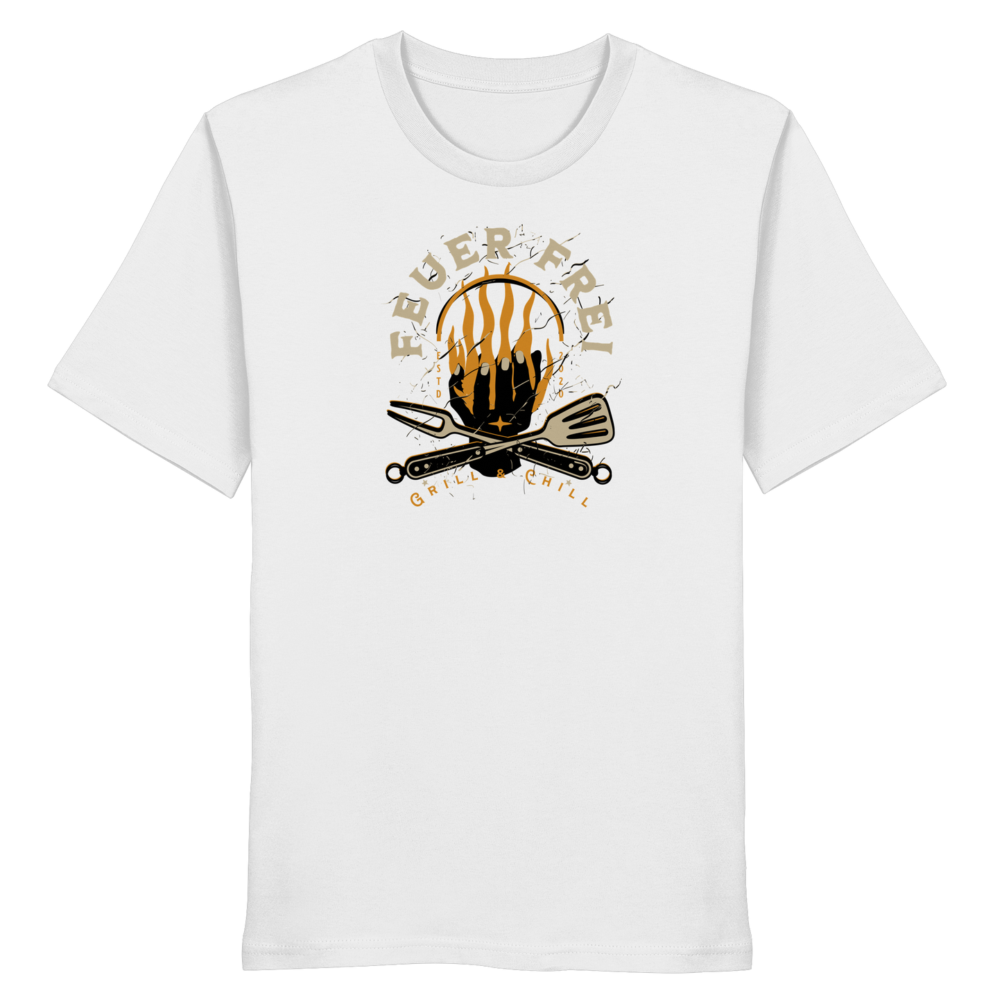 Feuer Frei - Grill & Chill - Organic Shirt