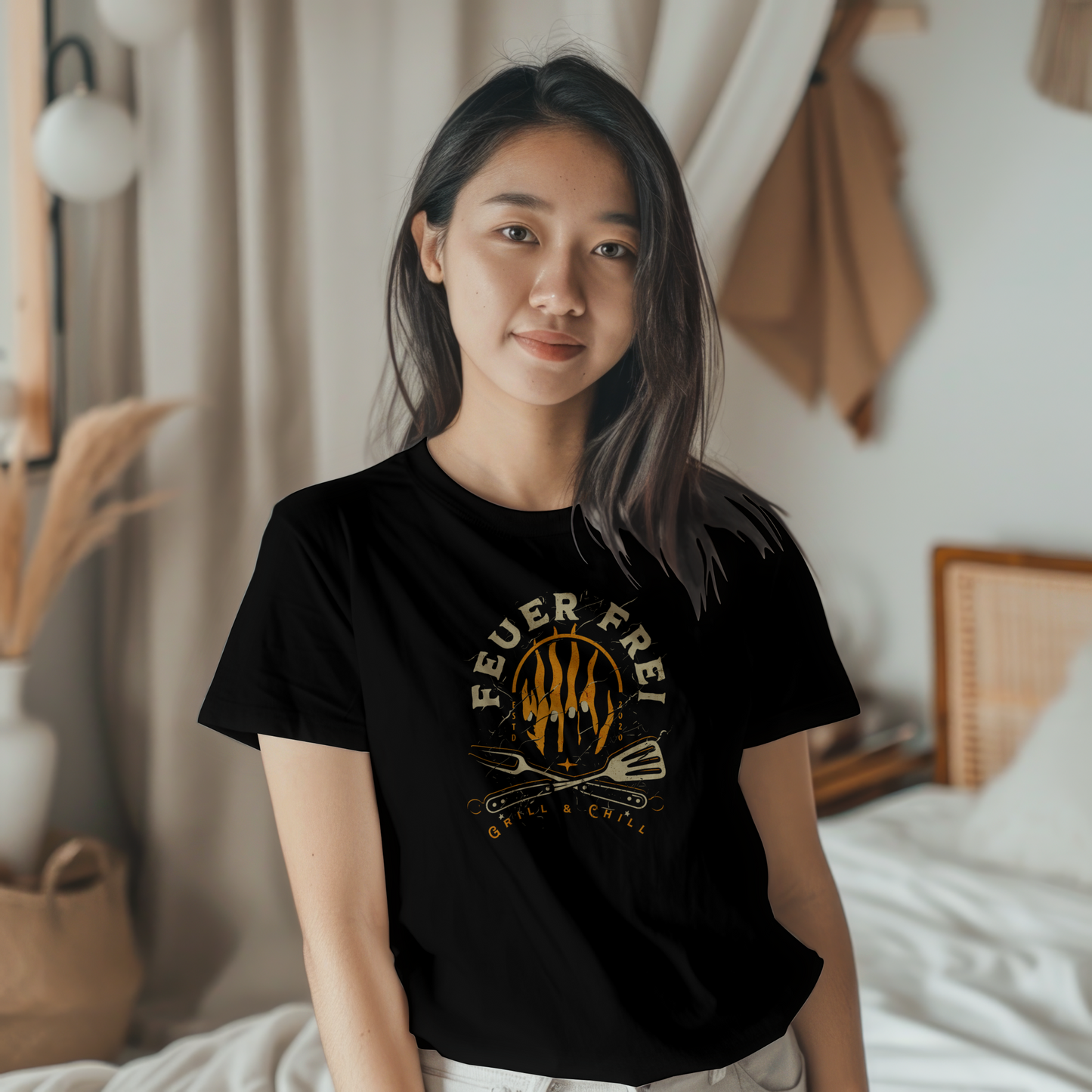 Feuer Frei - Grill & Chill - Organic Shirt