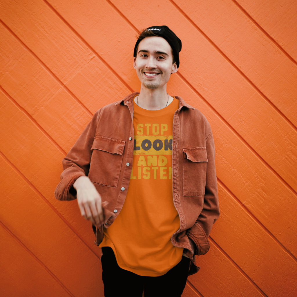 Stop Look and Listen - Organic Shirt