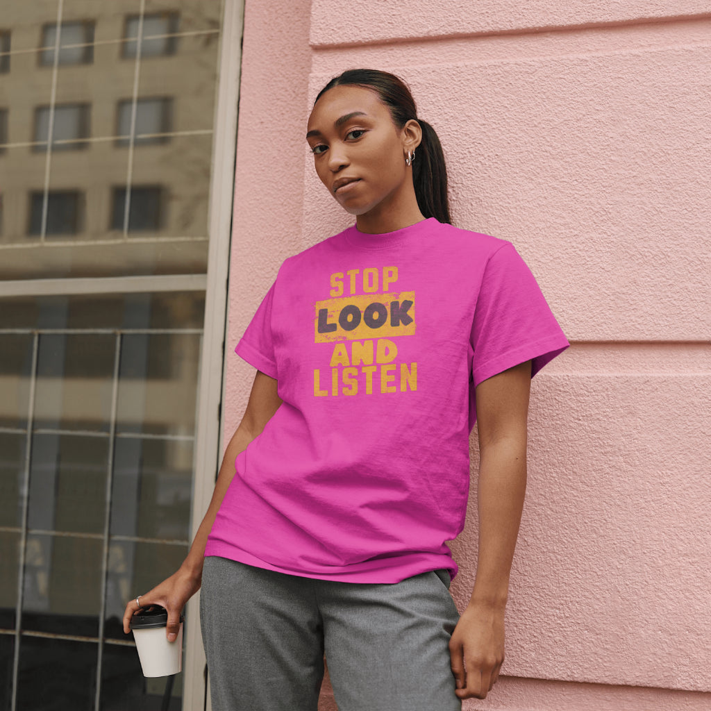 Stop Look and Listen - Organic Shirt
