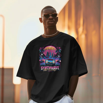 Synthwave till Sunrise - Organic Shirt