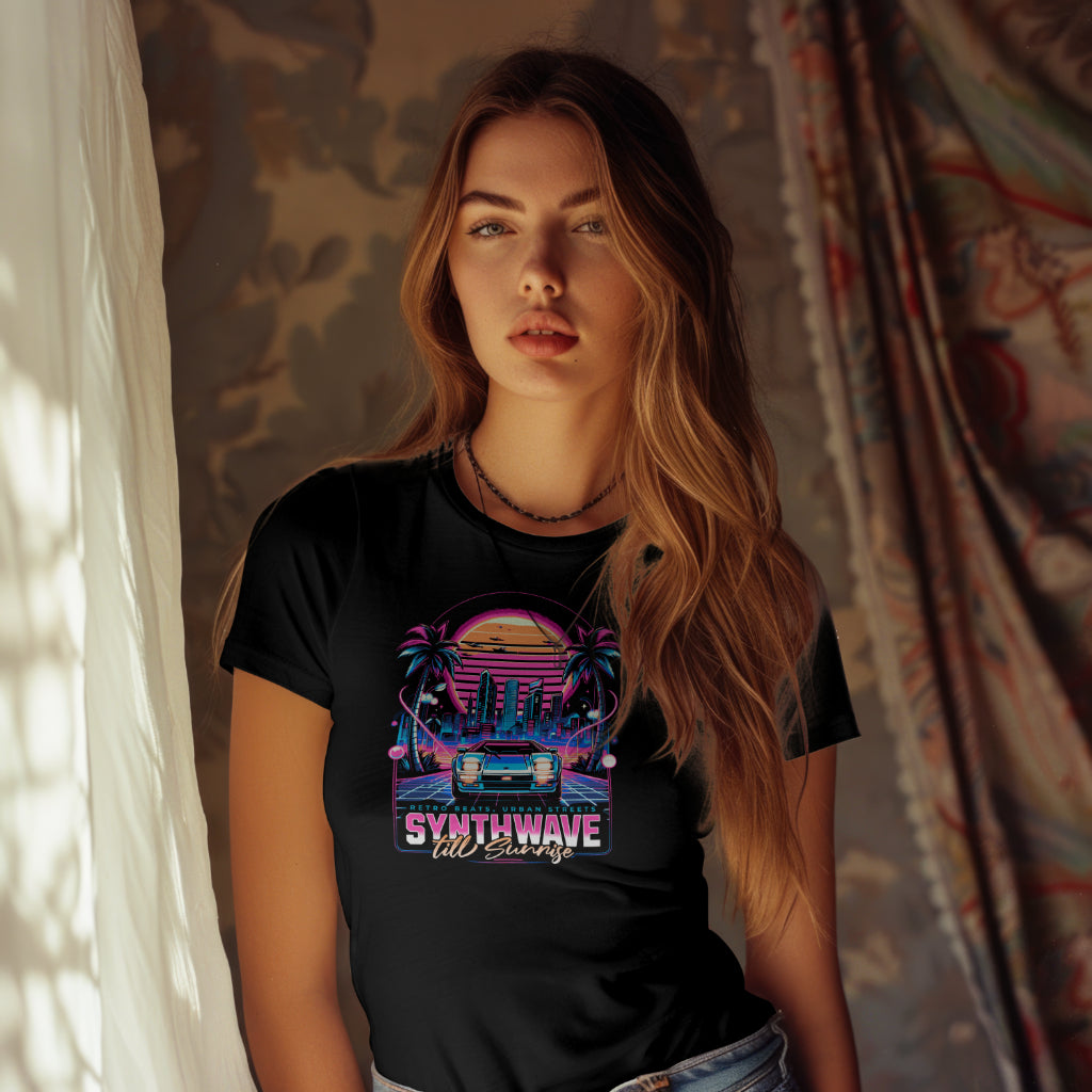 Synthwave till Sunrise - Organic Shirt