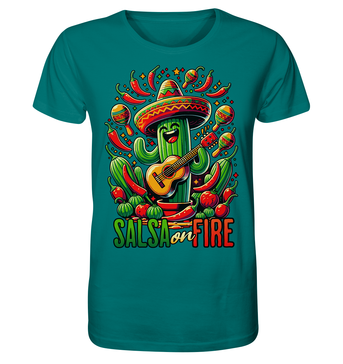 Salsa on Fire - Organic Shirt