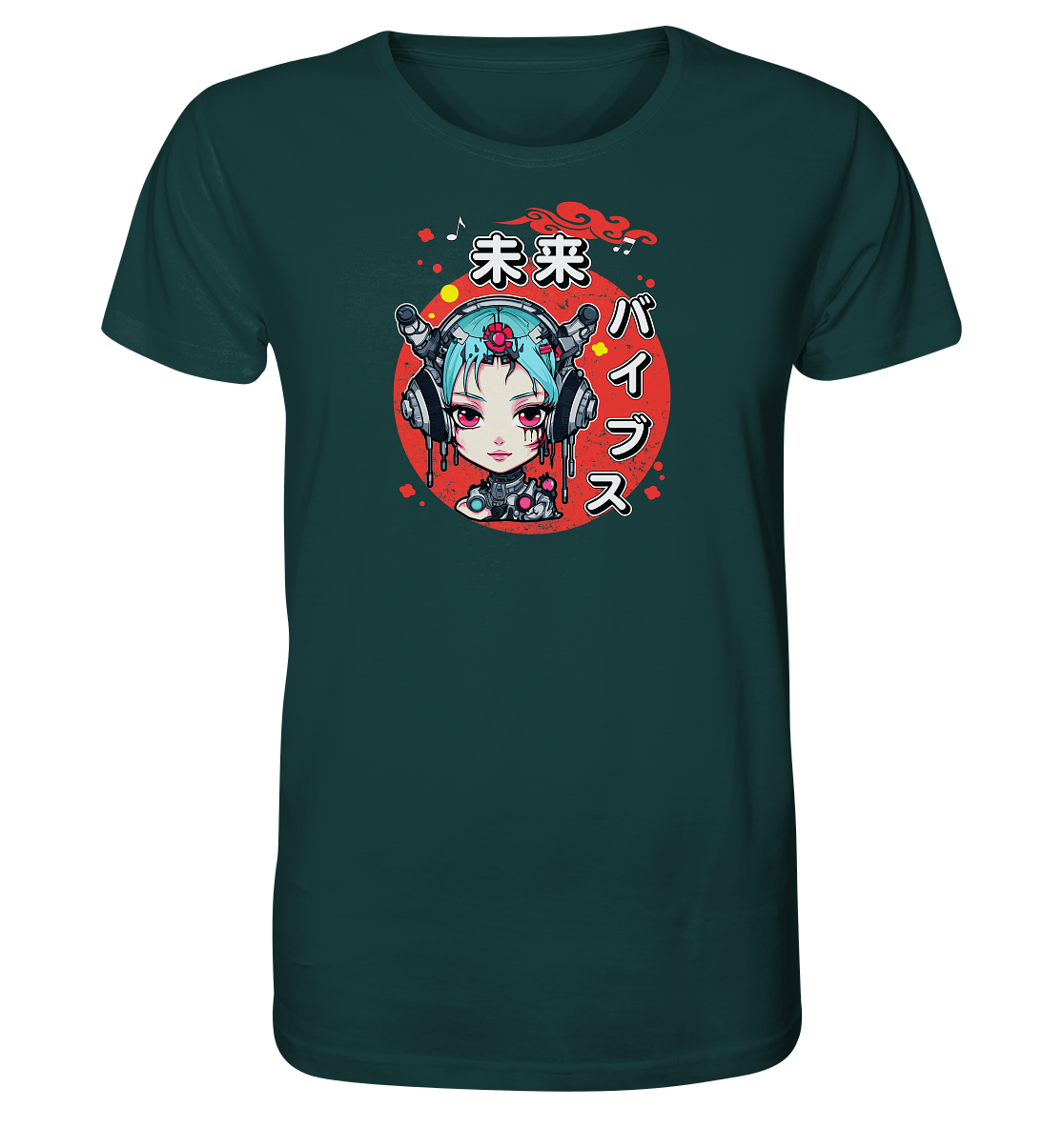 Future Vibes Anime Girl - Organic Shirt