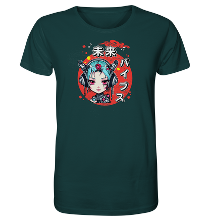 Future Vibes Anime Girl - Organic Shirt