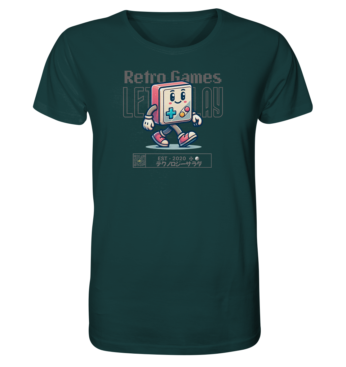 Retro Let's Play - Organic Shirt