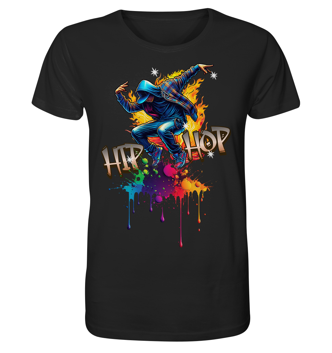 Hip Hop Abstract - Organic Shirt