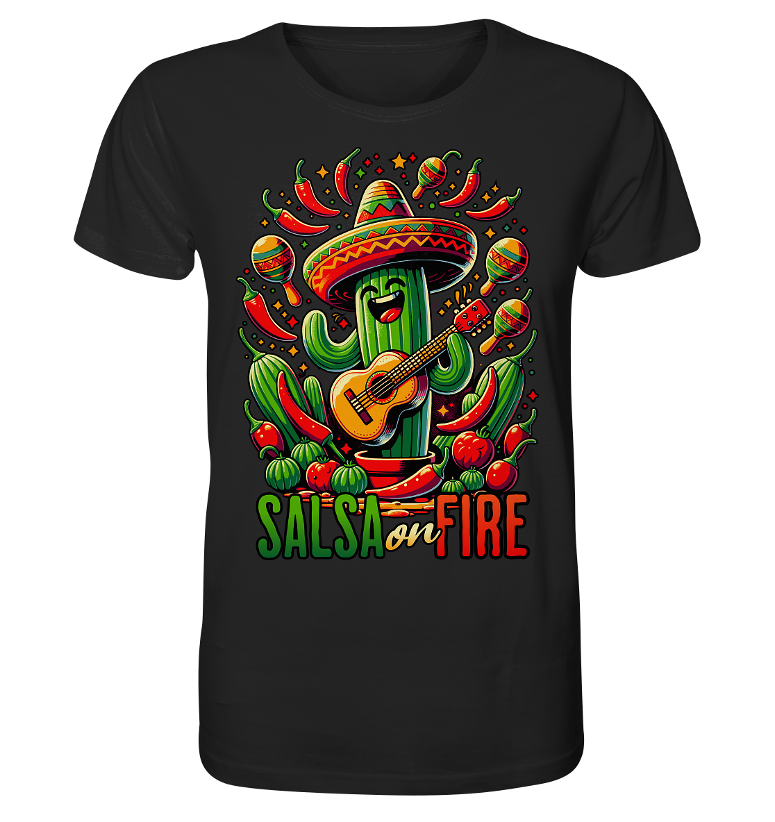 Salsa on Fire - Organic Shirt