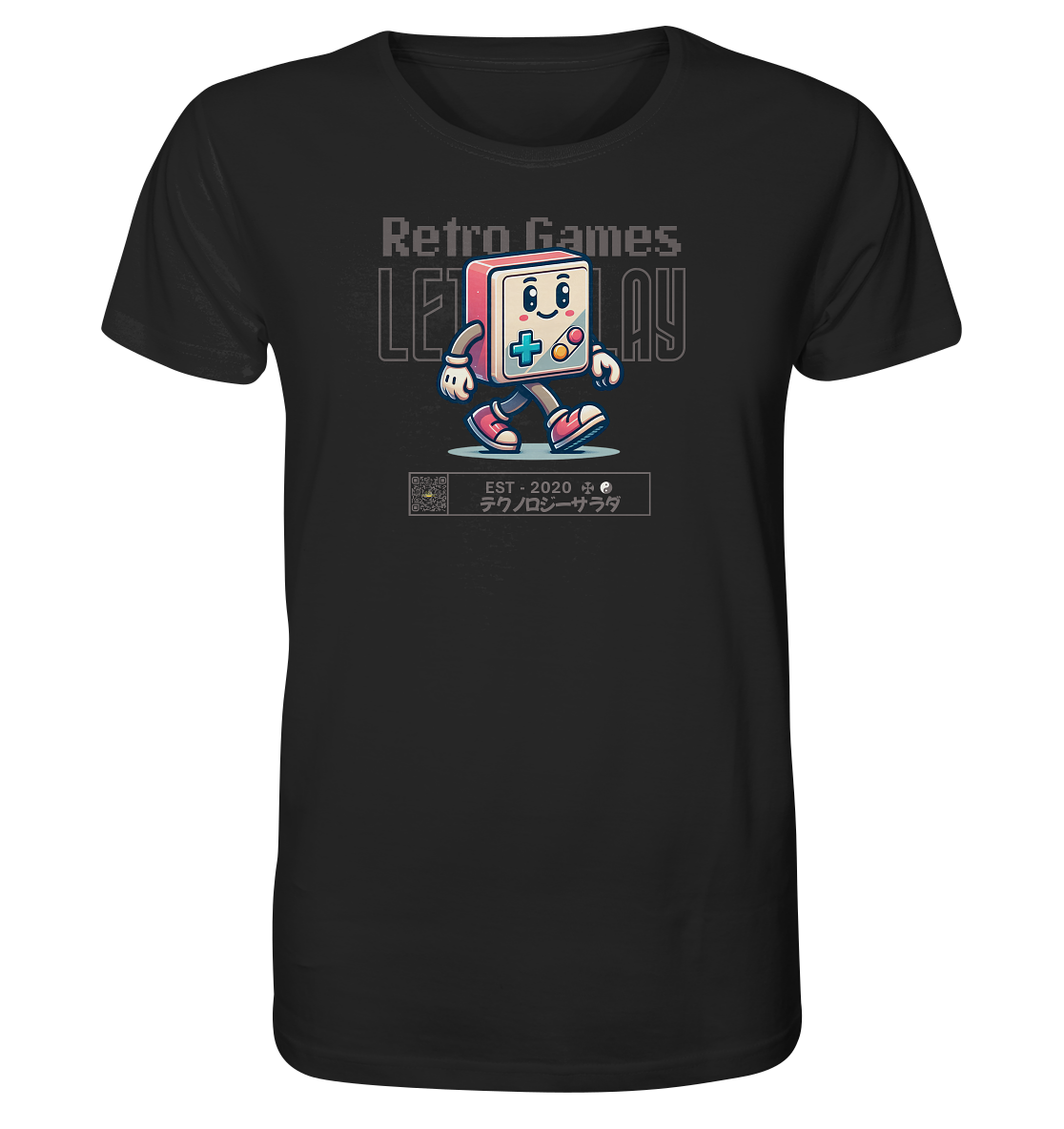 Retro Let's Play - Organic Shirt