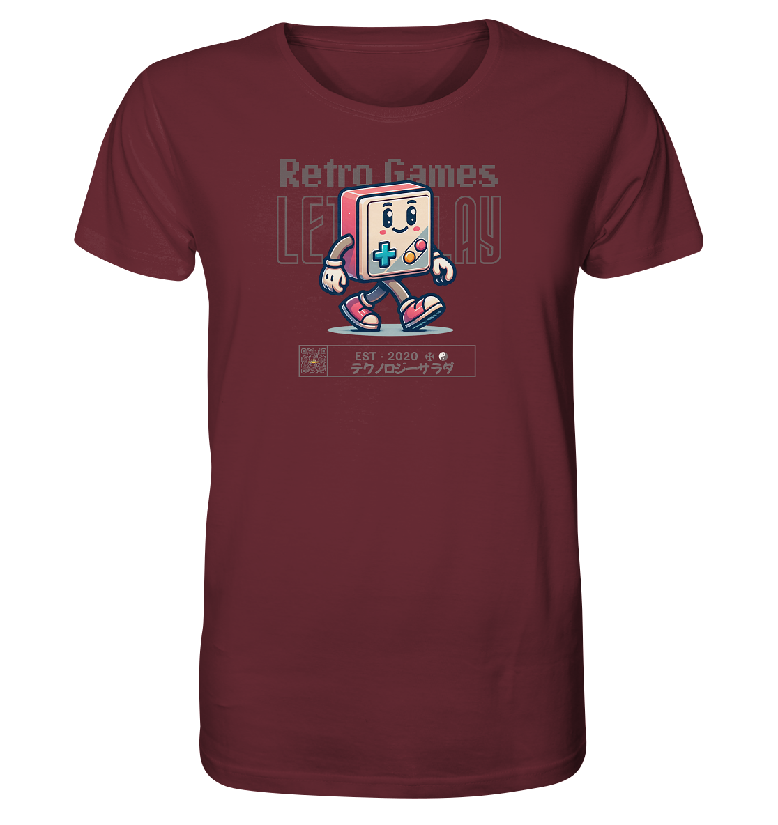 Retro Let's Play - Organic Shirt