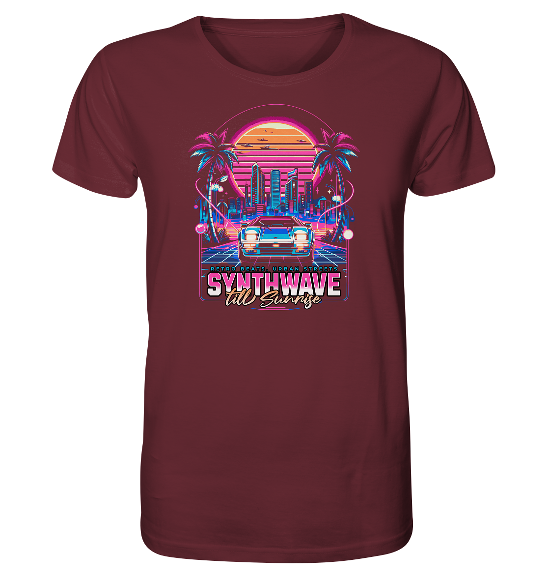 Synthwave till Sunrise - Organic Shirt