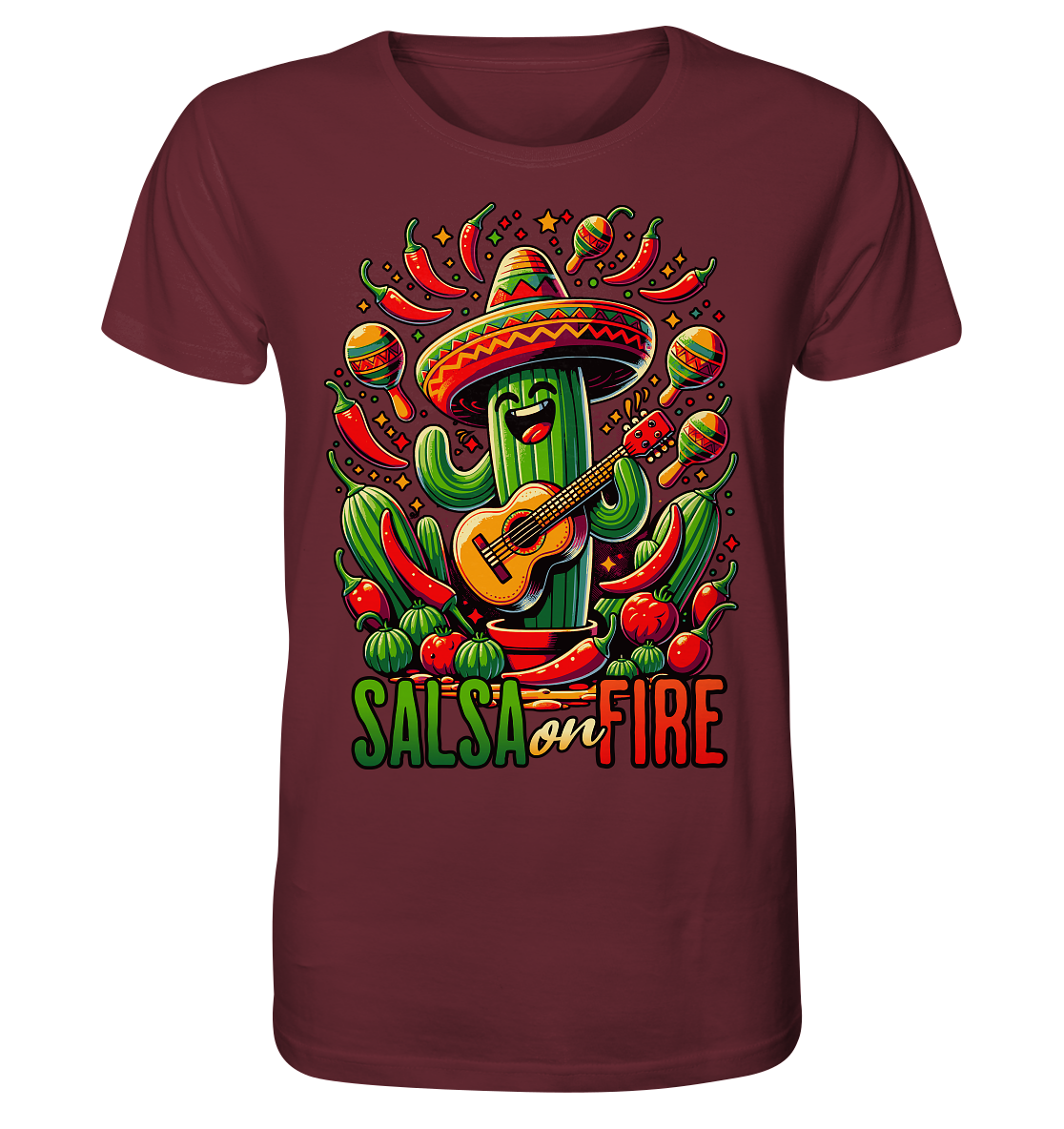 Salsa on Fire - Organic Shirt