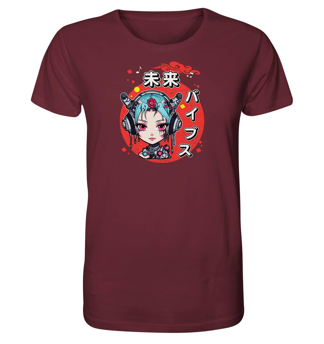 Future Vibes Anime Girl - Organic Shirt