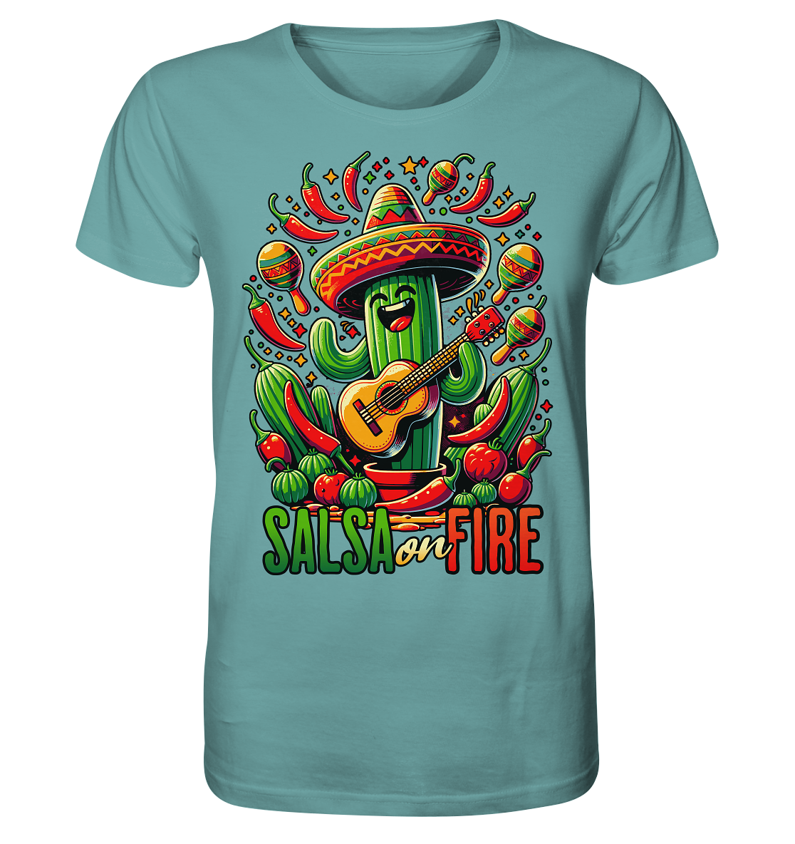 Salsa on Fire - Organic Shirt