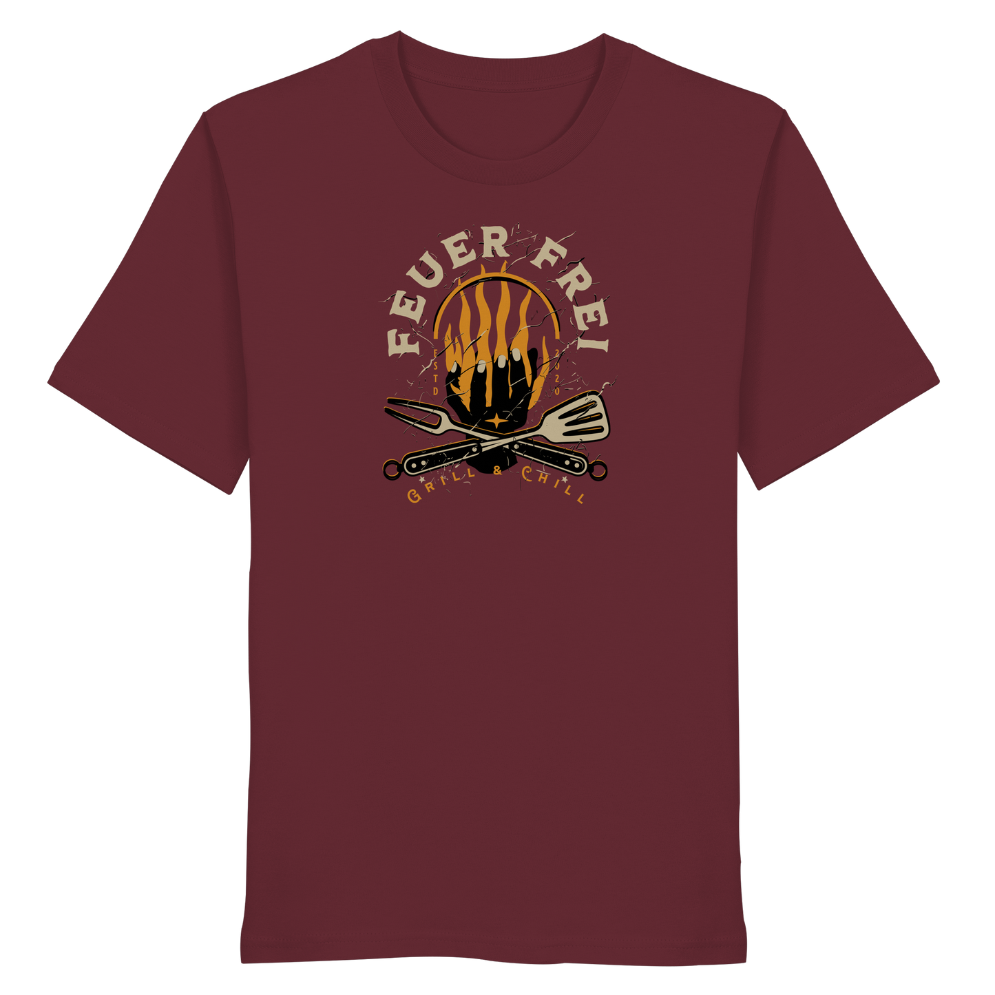 Feuer Frei - Grill & Chill - Organic Shirt