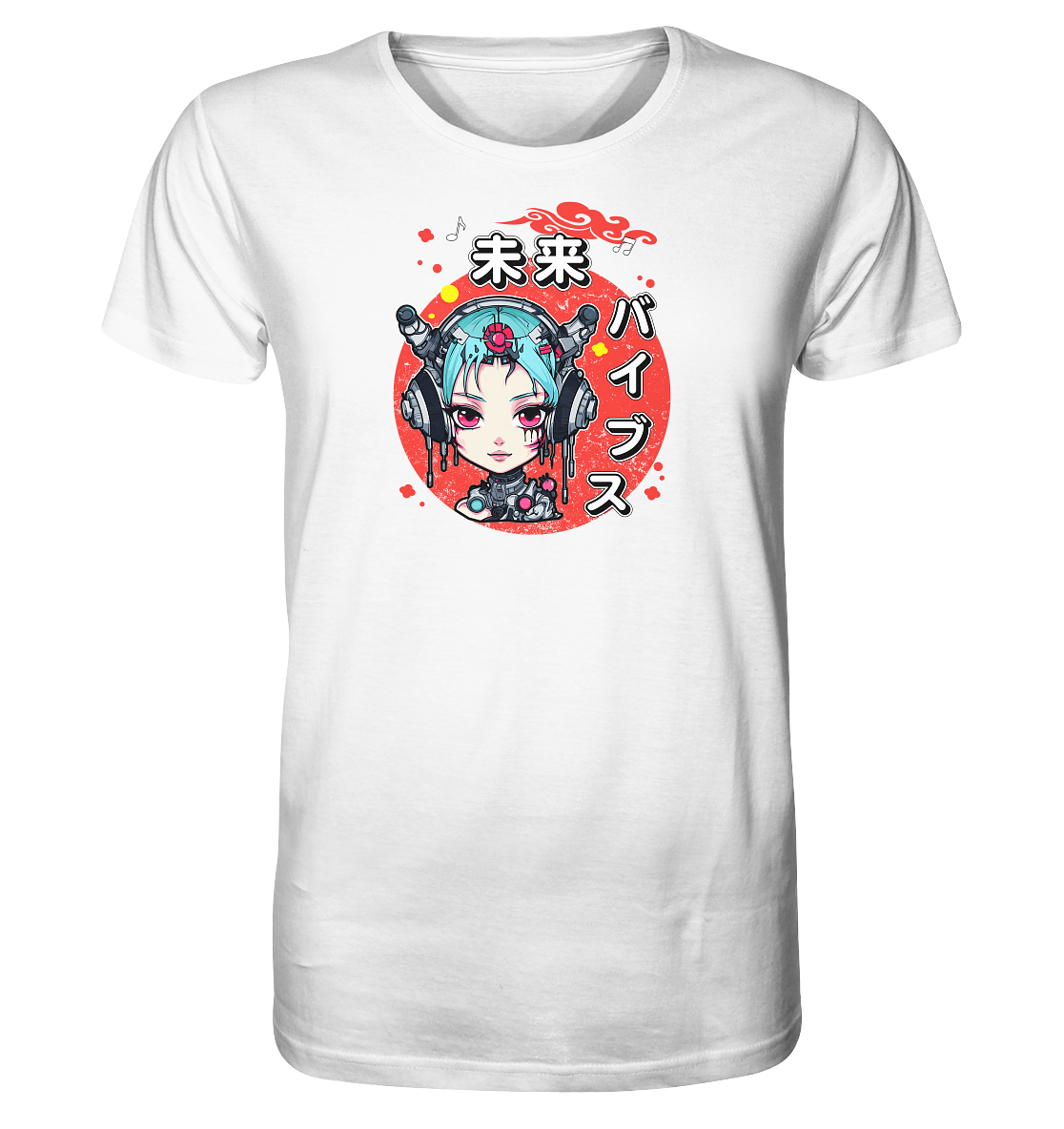 Future Vibes Anime Girl - Organic Shirt