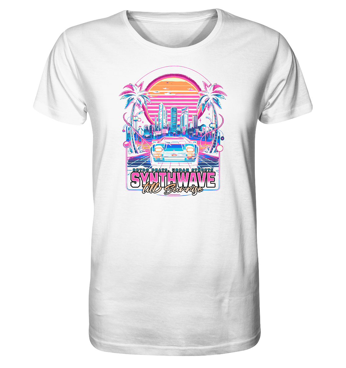 Synthwave till Sunrise - Organic Shirt