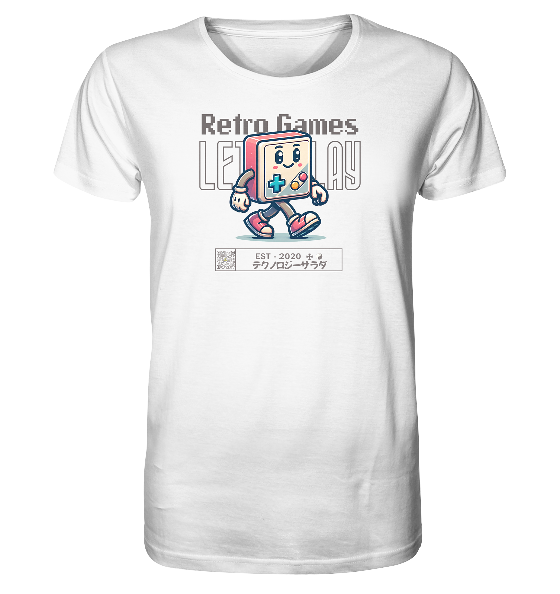 Retro Let's Play - Organic Shirt