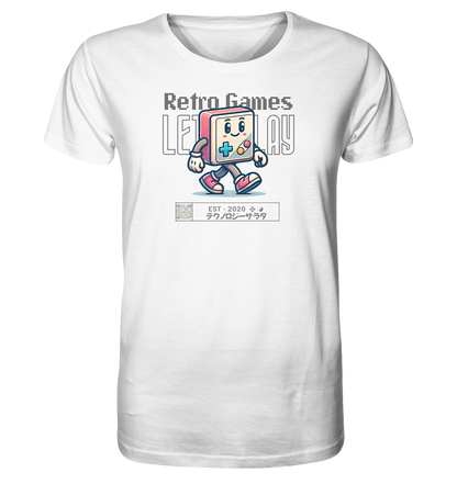 Retro Let's Play - Organic Shirt