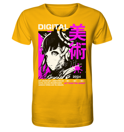 Retro Anime Girl - Organic Shirt
