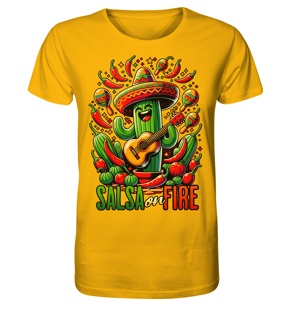 Salsa on Fire - Organic Shirt