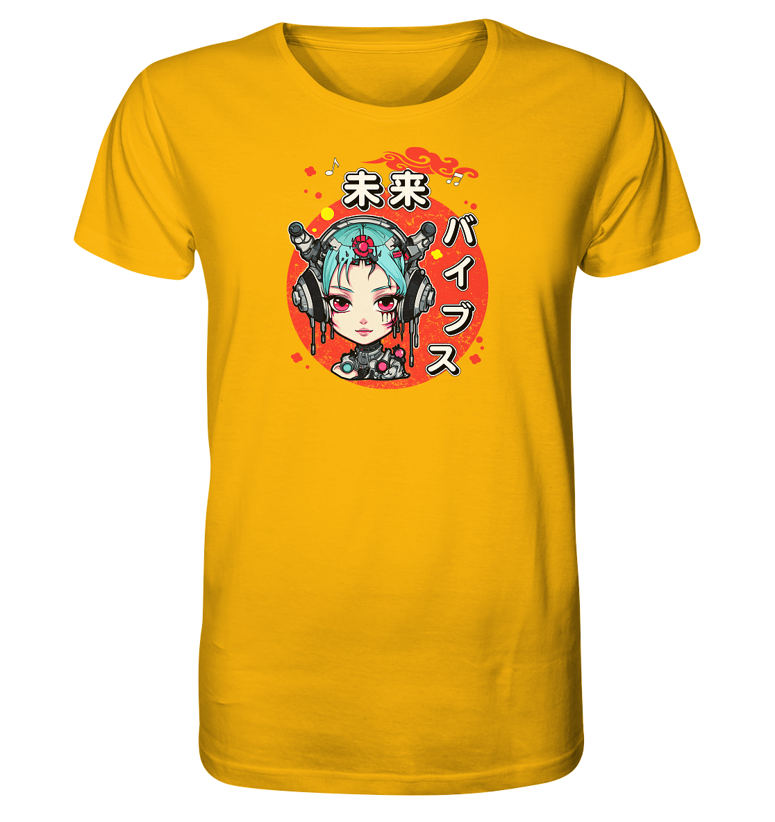 Future Vibes Anime Girl - Organic Shirt