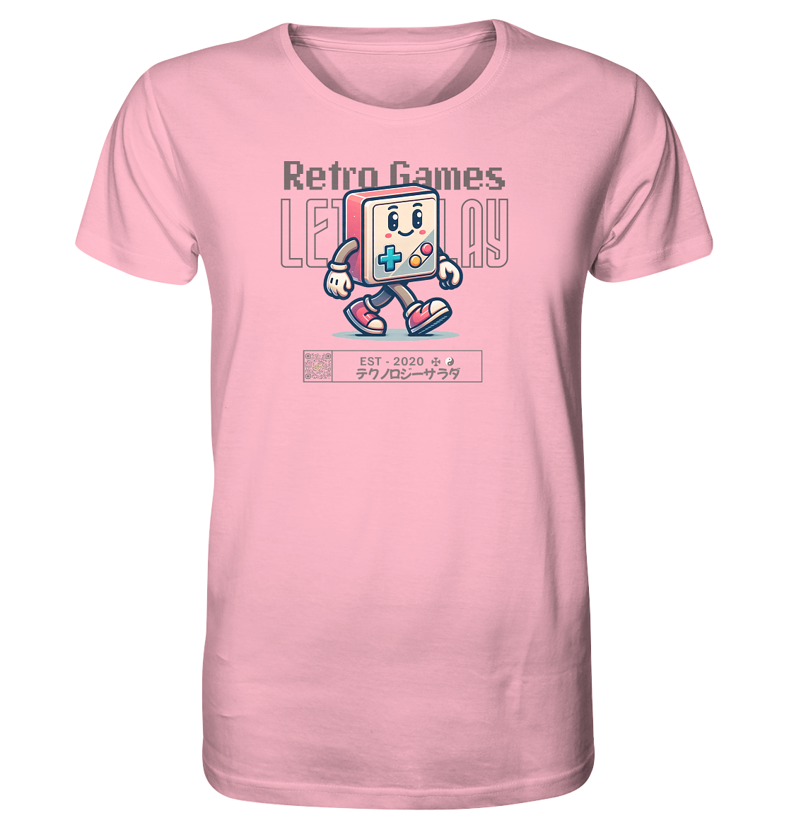 Retro Let's Play - Organic Shirt