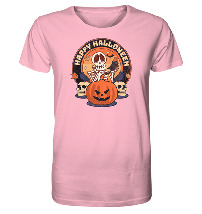 Halloween - Skull and Pumpkin - Organic Shirt