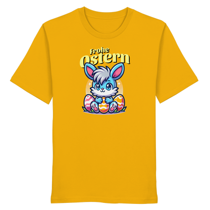 Frohe Ostern Blue Bunny - Organic Shirt